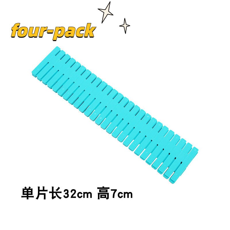 Drawer storage partition partition free combination classification sorting lattice drawer partition baffle organizer: f