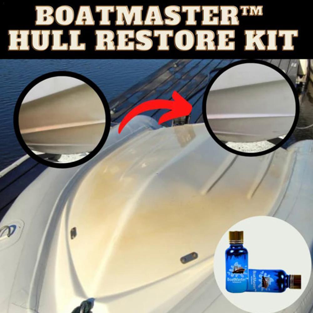 Hull Restore Kit Waterproof Marine Repair Gel Coat Liquid 30ml N7O9