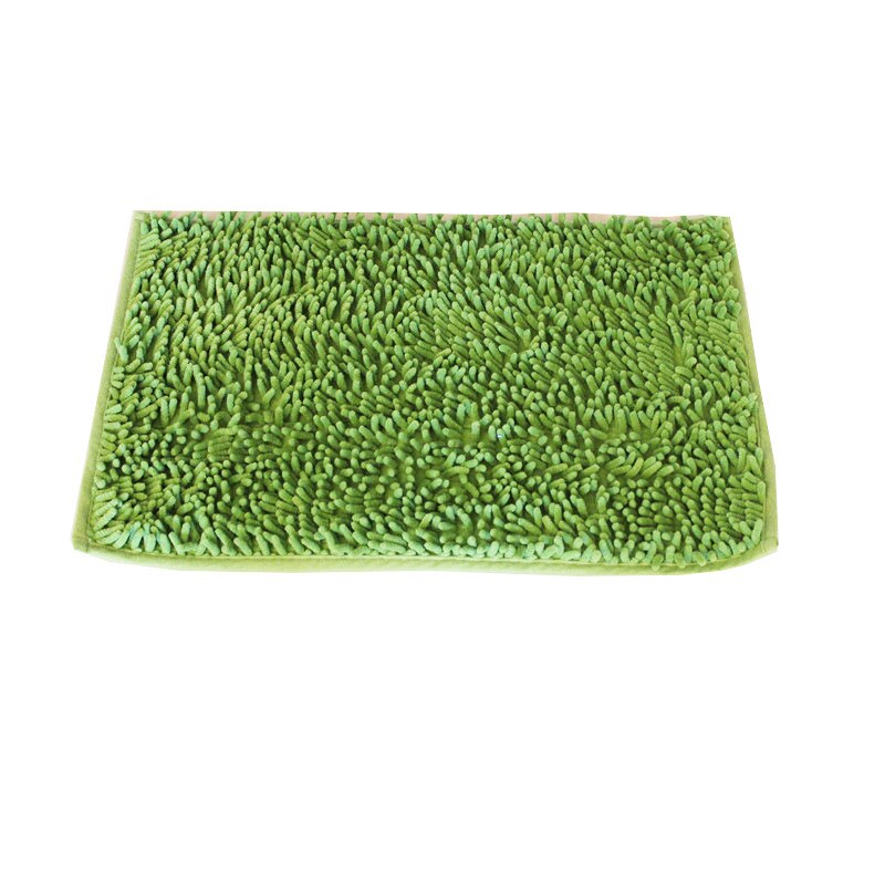 Tapis de bain en Chenille épais bon marché | Tapis de cuisine et de chambre à coucher pour salon, tapis absorbant antidérapant pour porte: Green