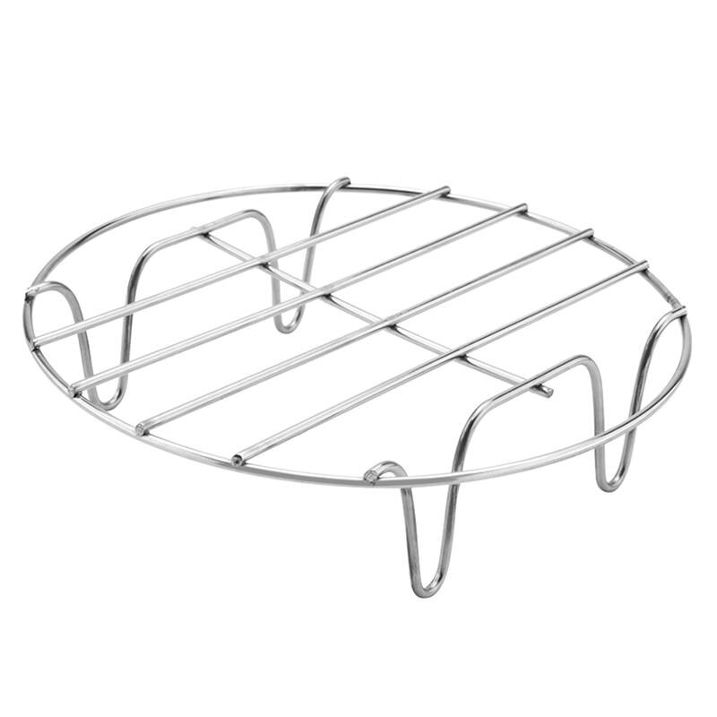 Cooking Rack Round 304 Stainless Steel Baking And Cooling Steaming Rack W Stand Cookware Microwave Rack Instant: L