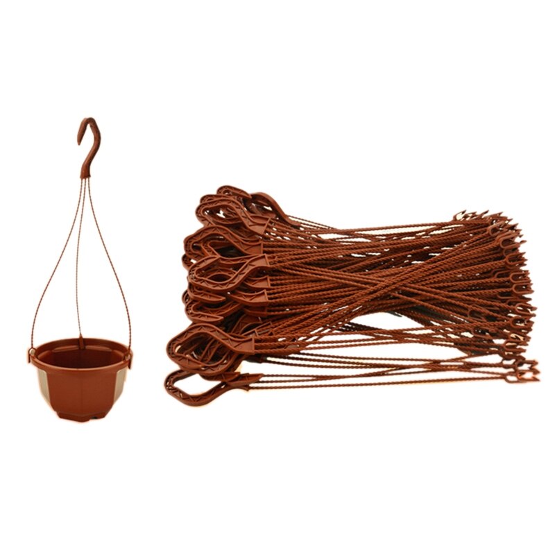 24/36cm Garden Basket Hanging Chains Plant Pots Hanging Basin Hanger Garden Planter Basket Hanger Garden Pots Accessories