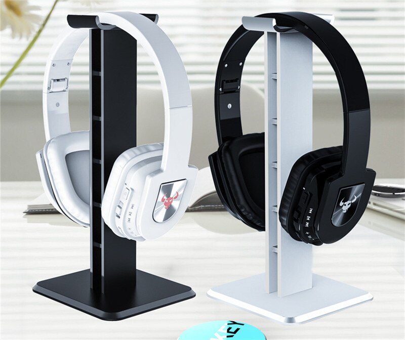 Universal hållare för hörlursställ headset hörlurar skrivbord display hängare krokfäste för trådlösa hörlurstillbehör