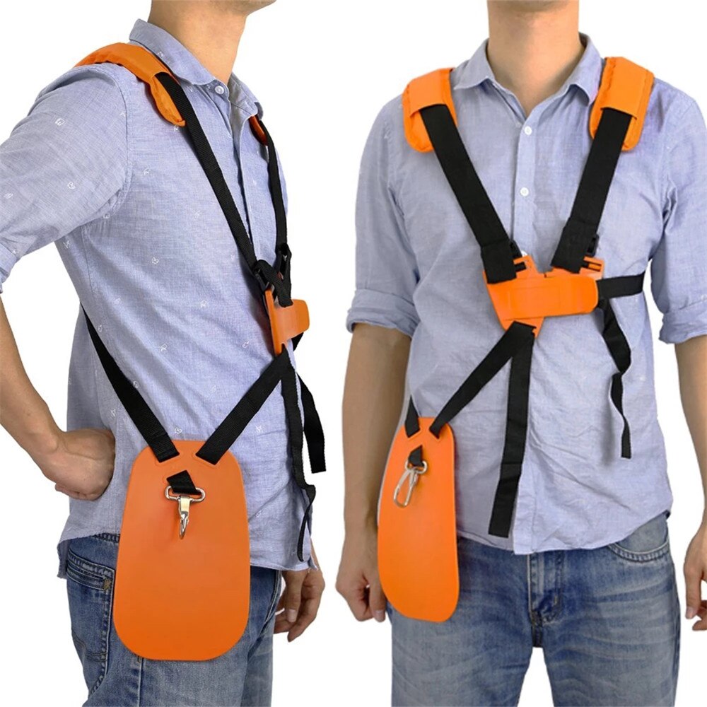 2 Kleur Verstelbare Strimmer Double Breasted Schouder Harness Strap Voor Bosmaaier Maaier Trimmer Gewatteerde Riem Tuin