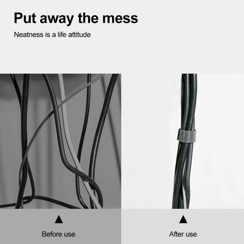 Detachable Cable Winder For Earphone Data Cable Storage Charging Cable Tie Computer Bundle Cable Collector Without Cutting