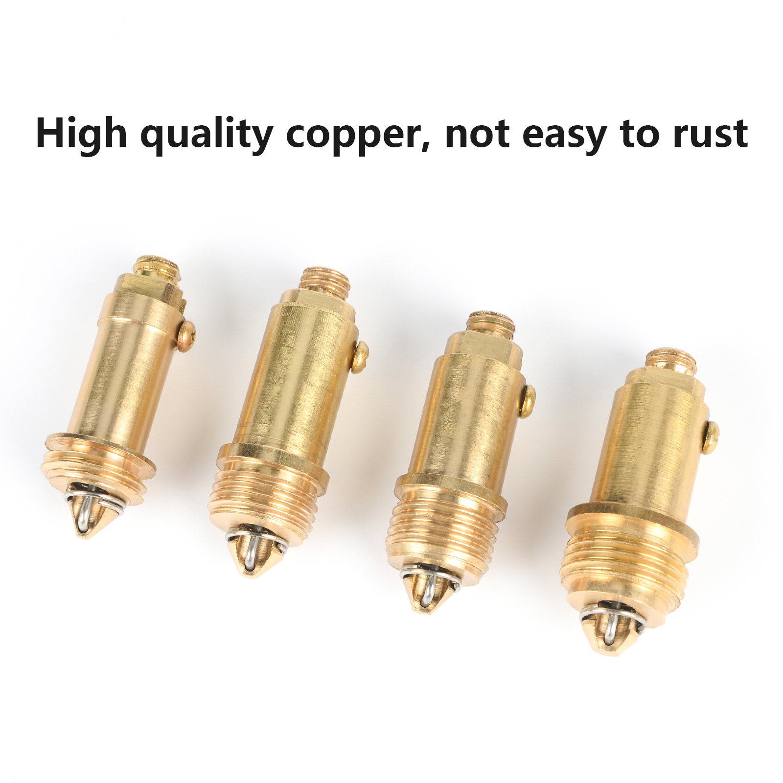 Copper Click Clack Basin Waste Bath Sink Push Drain 8mm Thread Replacement Stopper Pop-up Floor Drain Fittings Bath Accessories