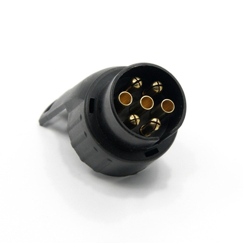 1x 7 -polig 7 -polig  to 13 -polig släpvagnskopplingsadapter släpvagn biluttag elomvandlare dragkrok dragkrok adapter