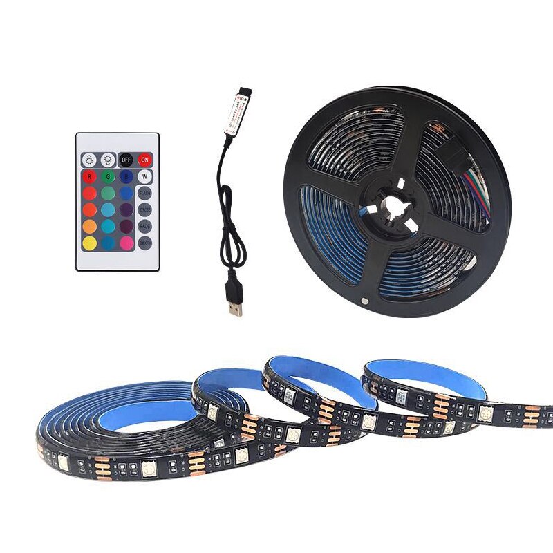 LED ribbon box decorative ribbon 24 key controller intelligent remote control lamp belt LEXINGDZ