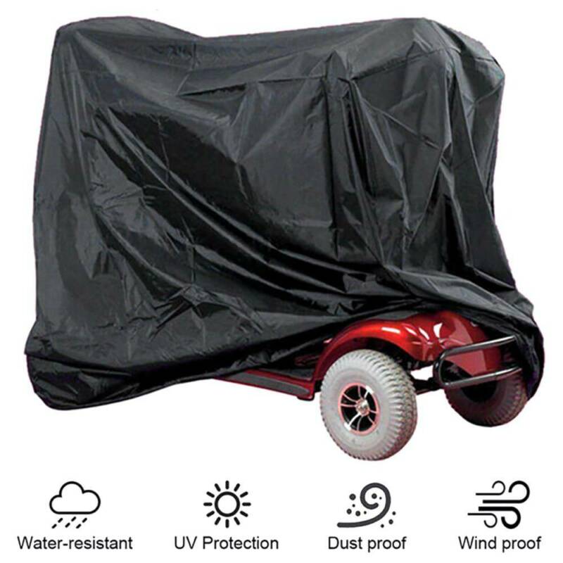 Indoor Outdoor Heavy Duty Folding 190D Oxford Mobility Scooter Storage Rain Covers UV Protector Waterproof Universal