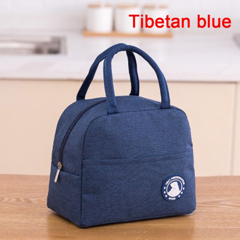 Bento Pouch Dinner Container School Food Storage Bags Portable Lunch Bag Thermal Insulated Lunch Box Tote Fresh Cooler Handbag: 6