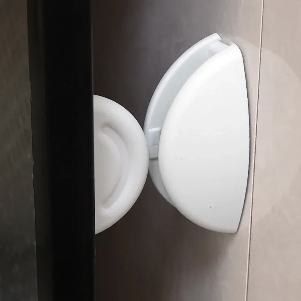 Rv-dørholder campingvogn bobil båtmodifikasjonstilbehør hyttedørfiksering nylon dørstopper låsespenne: Blå