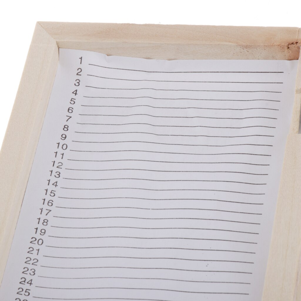 50 Slots Wooden Microscope Glass Slides Case Storage Specimen Holder Box