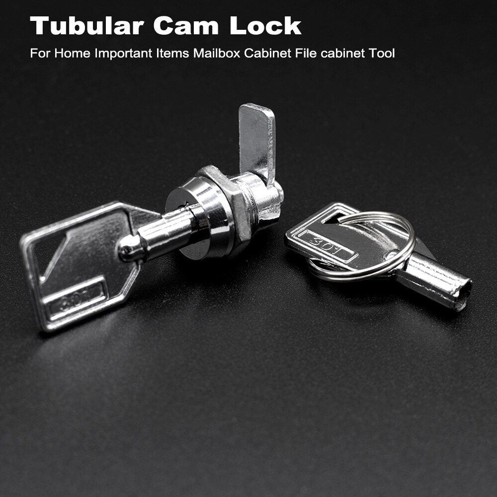 Drawer Tubular Cam Lock With Keys Lock For Home Important Items Mailbox Cabinet File cabinet Tool
