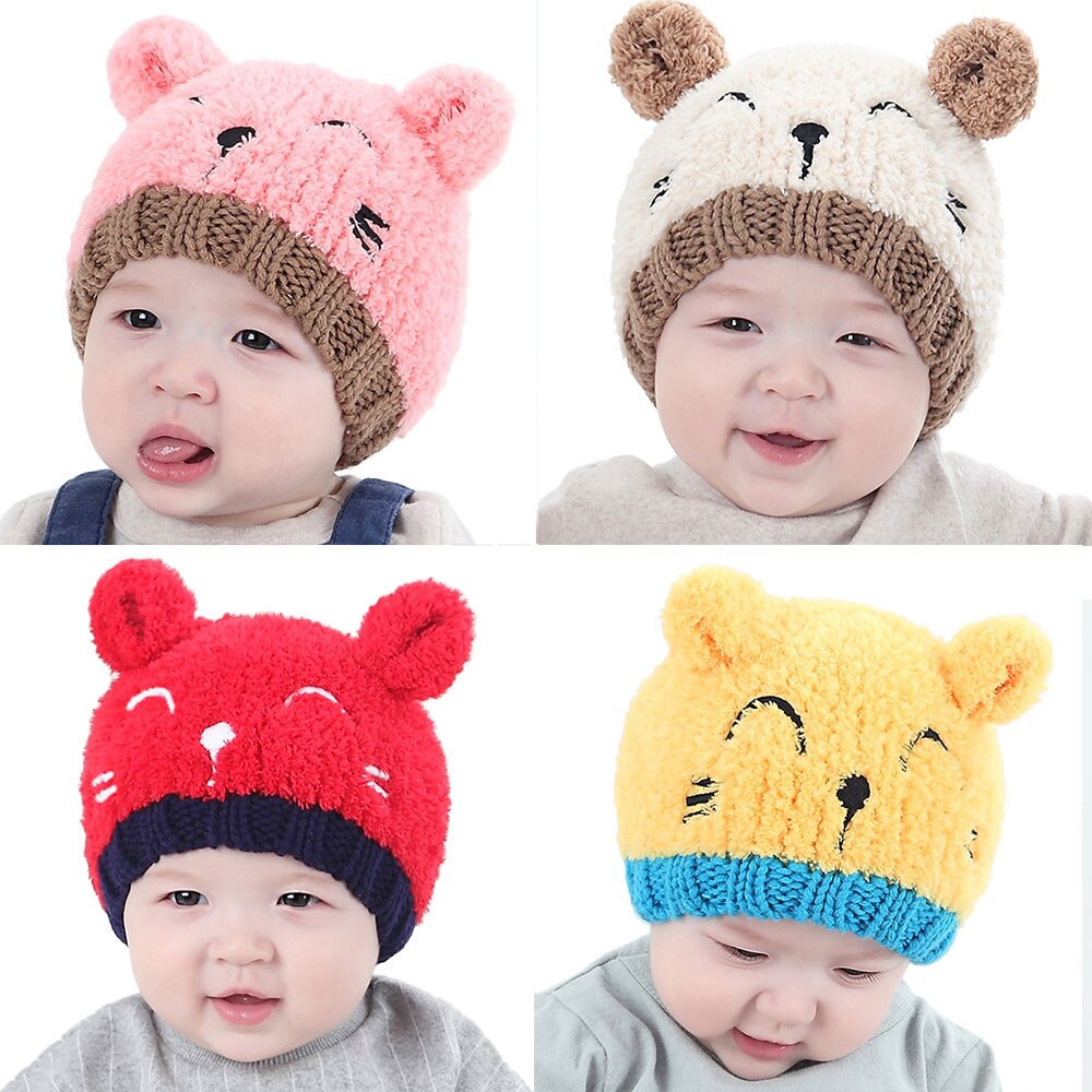 Baby Hoed Kinderen Cap Cap Voor Jongen Baby Peuter Kids Jongen Meisje Gebreide Kinderen Mooie Spits Zachte Hoed кепка Для Девочки