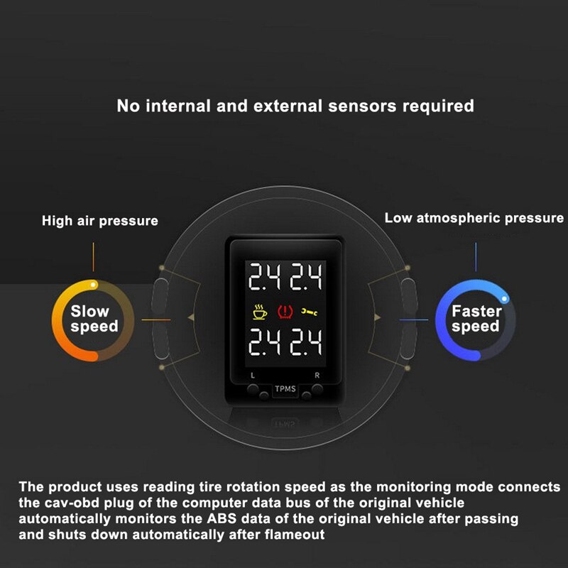 Car Tire Pressure Monitor OBD TPMS LCD Diagnostic for Mitsubishi Outlander 3 PHEV Xpander Eclipse Cross Mirage