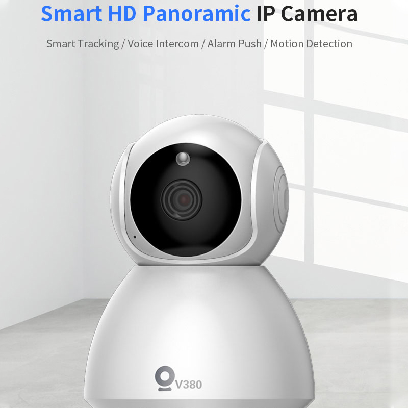 HD 1080P 360 ° Panorama IP Kamera Onvif Infrarot Nachtsicht AI Mo-tion Erkennung Maschine Panorama Kamera Baby Monitor