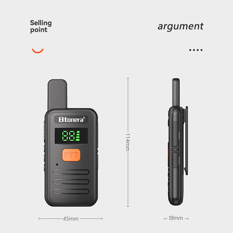 Btonera T1 Mini Walkie Talkie pmr 446 Profesjonalne Walkie Talkie Largo Alcance mini Radio Walkie Talkie Walkie Talkie Largo Alcance