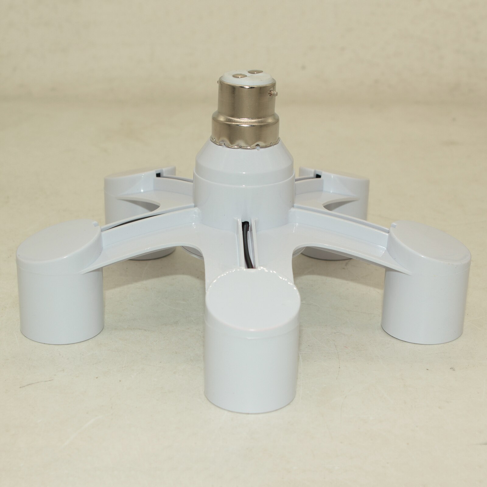 B22 to E27 Base LED Light Lamp Bulbs Sockets Adapter Splitter Converters