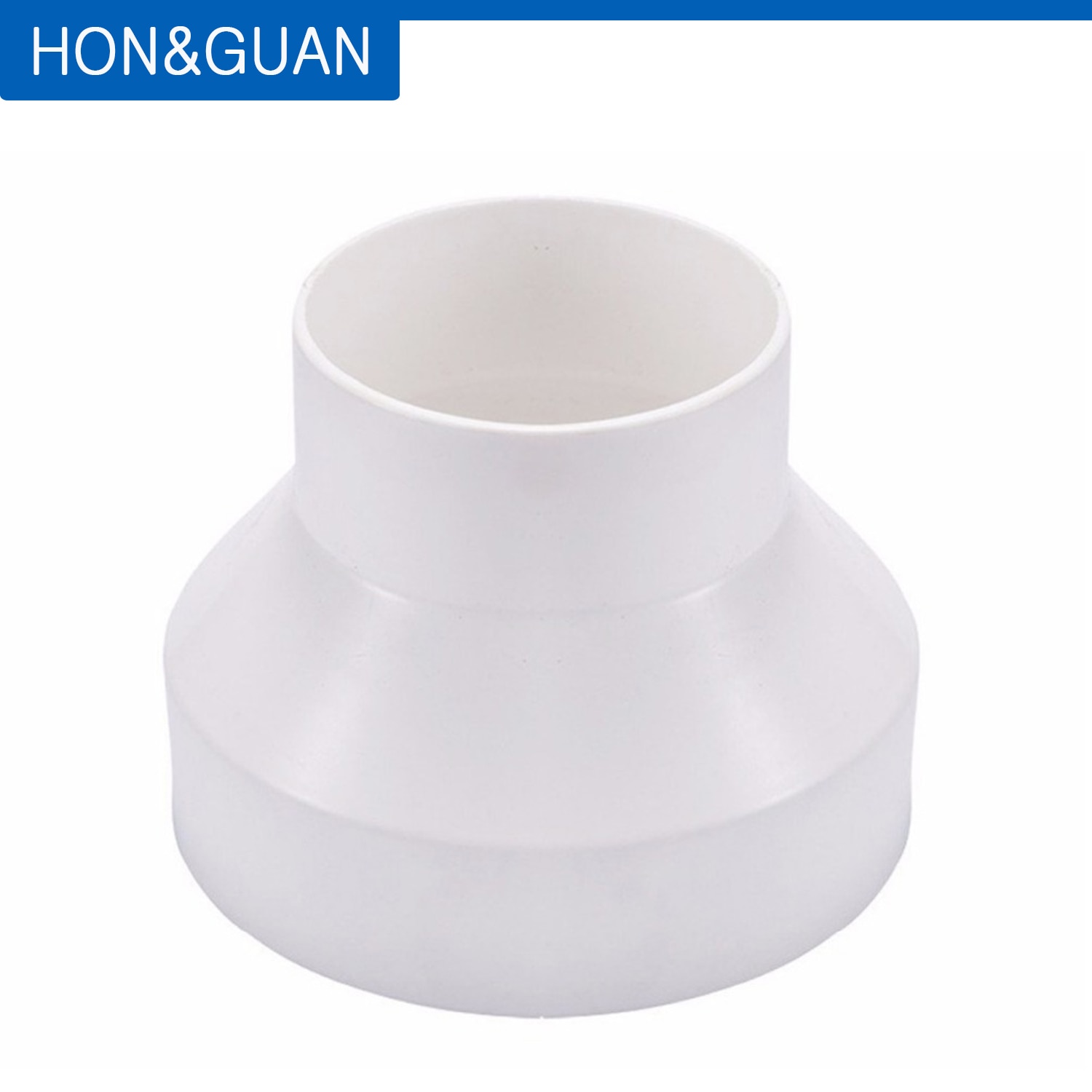 Hon &amp; Guan-reductor de conducto recto y adaptador de aumento, Conector de tubo, Ventilación de refrigeración de calefacción en línea para ventilación de tubería de ventilador con conductos
