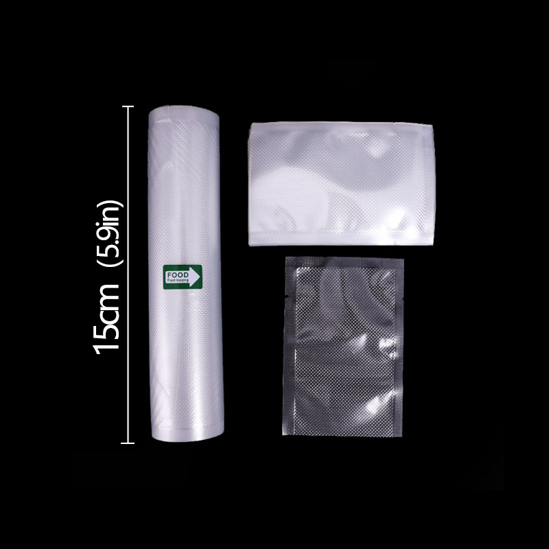 500cm/Rolls Food Vacuum Bags for Sous Vide Storage Packaging bag for Vacuum Sealer Meat Fruits Vegetables: light green