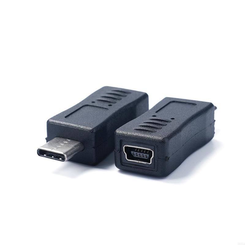 Mini-usb naar usb-converter, mini-usb-vrouwelijk naar type-c-mannelijke adapterconnector