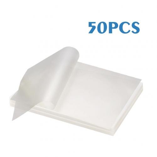 50Pcs Plastic Laminating Heat Shrink Film Pouches Paper Preservation Protector: Default Title