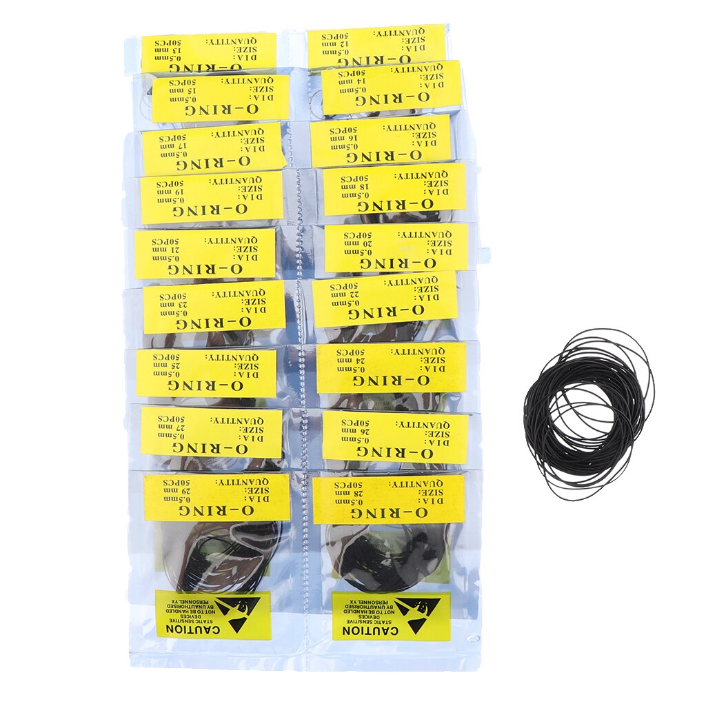 950 stk 12-30mm pakning gummipakningsskiver pakninger erstatter o-ringene klokke