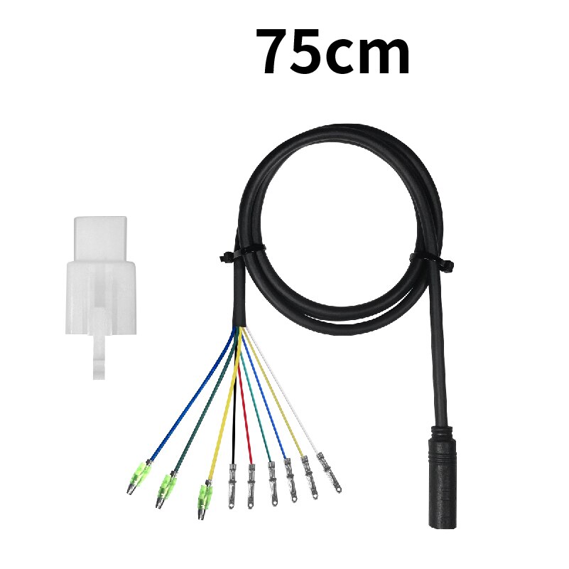 9 Pin Julet Wheel Hub Motor Cable E-bike motor Extension cable Ebike Motor Cable Electric bike Accessories zemake brand: 75cm