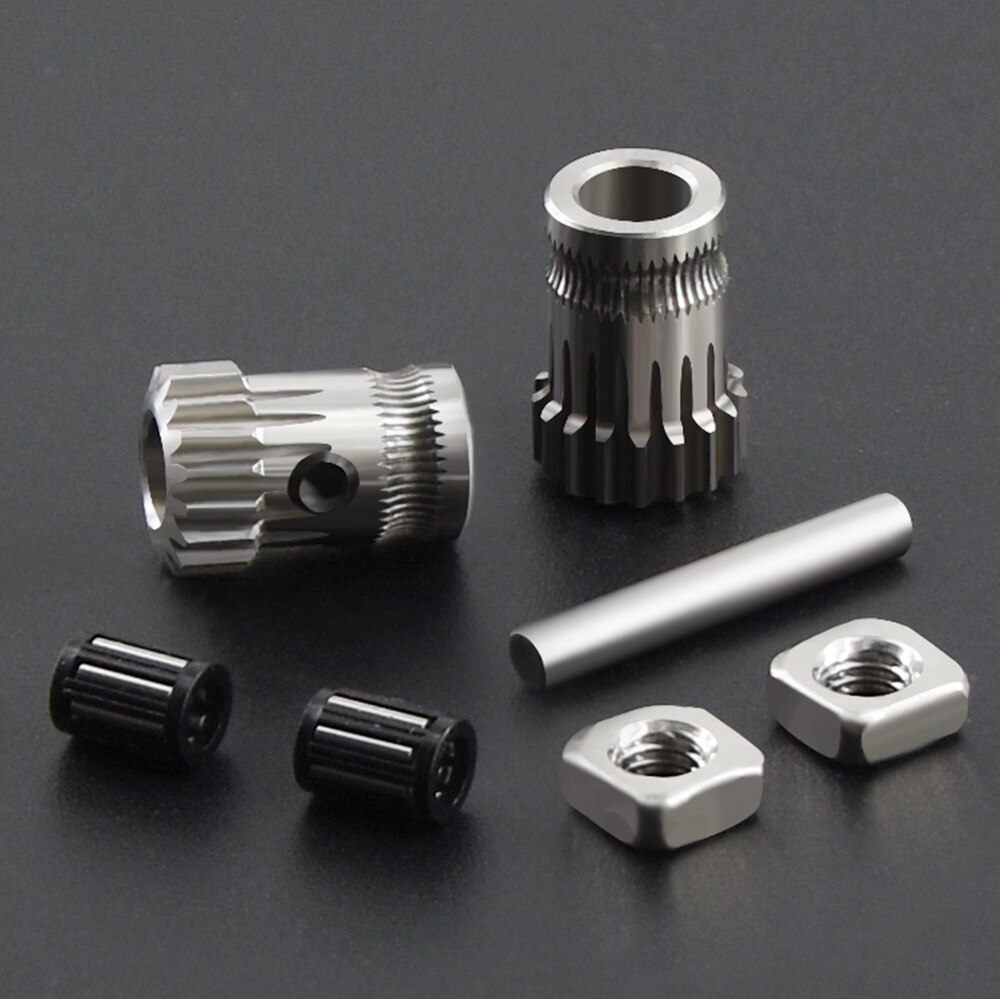Kit Drivegear, Kit extrusor de engranajes de doble accionamiento, actualización Btech clonada para extrusora Prusa i3, engranaje de impresora 3d, Kit de impresora 3d Bowden