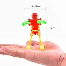 Classic Wind Up Toys Children Kids Plastic Clockwork Spring Wind-Up Dancing Robot Toy Random color