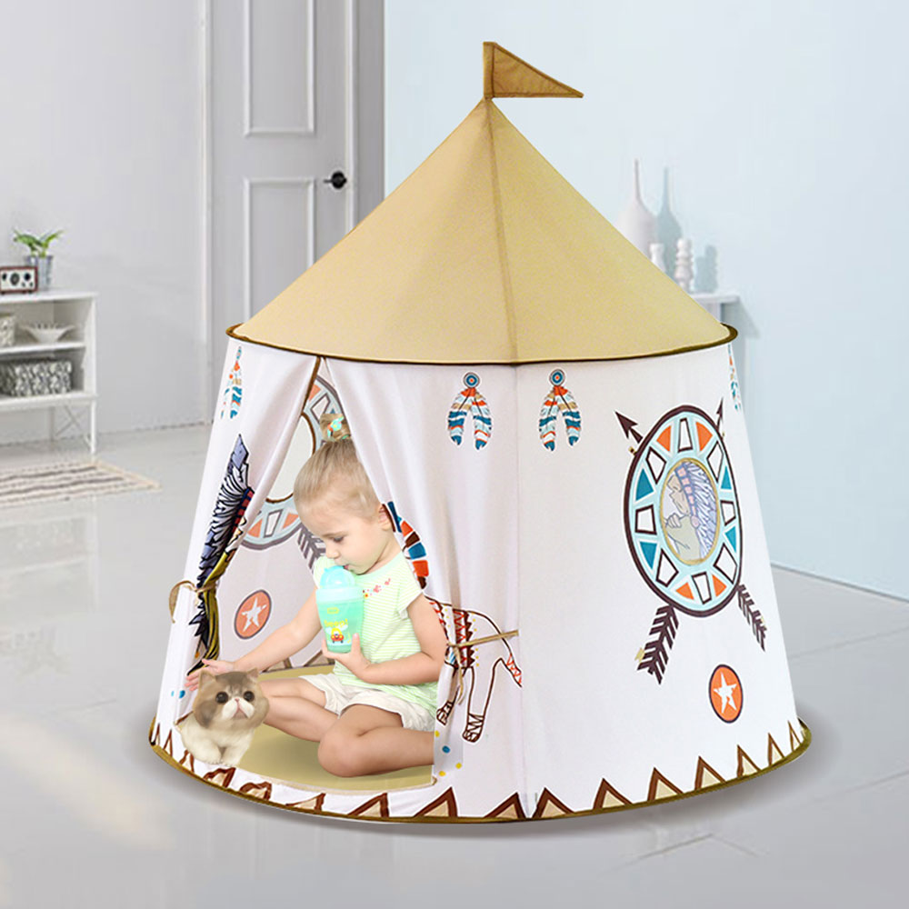 123*116 centimetri Per Bambini Casa Tenda Portatile Tenda Per Bambini Wigwam Tenda del Gioco A Secco Piscina Con Le Palle Tipi Bambino Per regalo di compleanno Di Natale