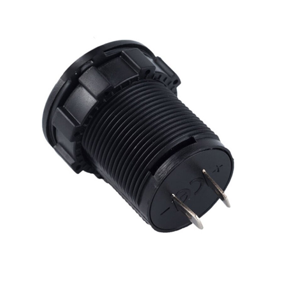 LED DC12V-24V Voltmeter Panel Digital Voltage Meter Low Voltage Alarm With Independent Switch