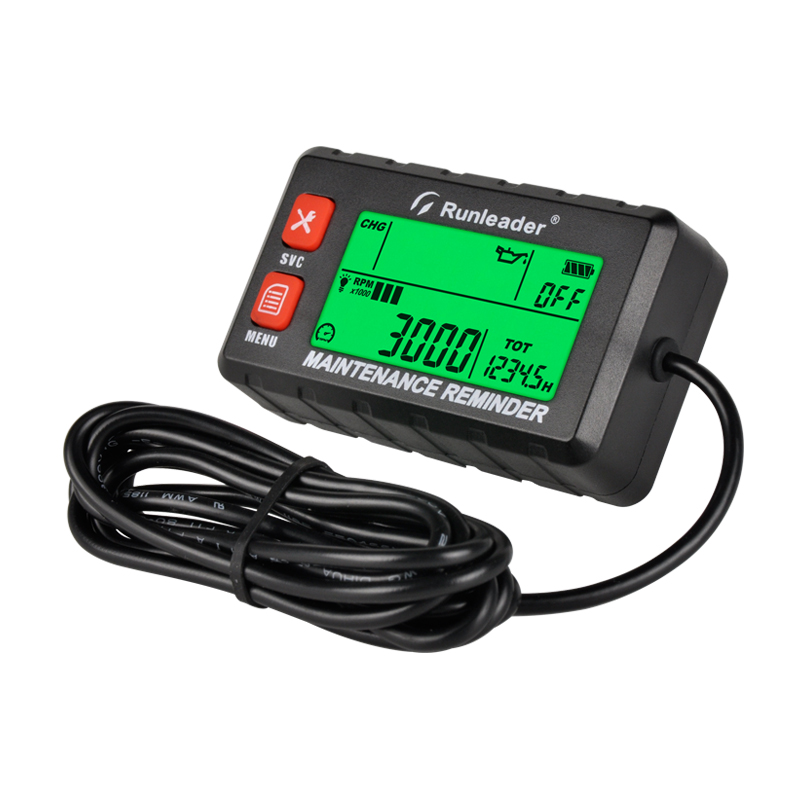 Digitaler Drehzahl messer Multi Erinnerung U/min Alarm anzeige Tacho Stunden zähler Motor wartung für Boot Rasenmäher Generator Marin