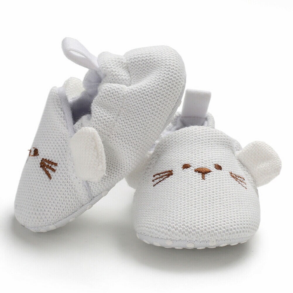 Pudcoco Schoenen ALLE Voor Baby Peuter Babys Meisjes Booties Kids Laarzen Rubber Winter Soft Sole Crib Schoenen 0- 18 maanden: WHITE / 12