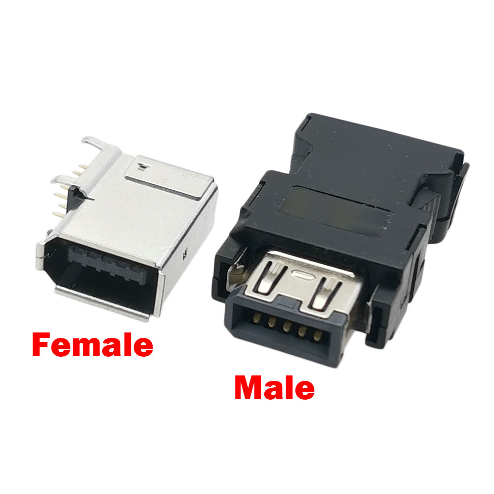 1PC 10Pin Encoder Cable Connector Male Female Plug Socket CN3 1394 Encoder Plug SM-10P Servo Drive Connector