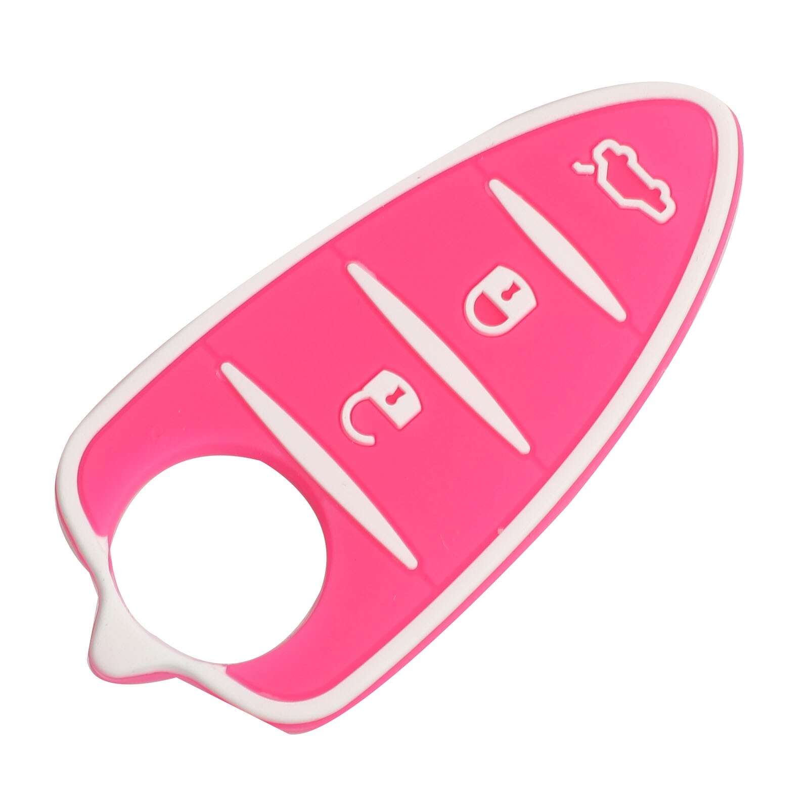 Jingyuqin kluczyk robić samochodu podkładka gumowa pokrywa 3 przyciski robić Alfa Romeo Mito Giulietta 159 GTA pokrywy skrzynka: rosered