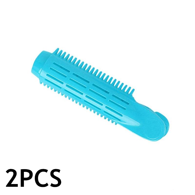 Volumizing Hair Root Clip Hair Curler Clips Clamps Roots Perm Rods Styling Rollers Natural Hair Styling Clip: Sky blue 2PCS