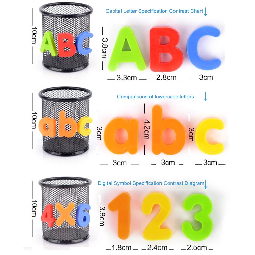 Pädagogisches Spielzeug Für freundlicher Mehrfarbig Magnet Zahlen Klein Aktivierten knapp Alphabet Kühlschrank Magnet Lernen Bildung freundlicher