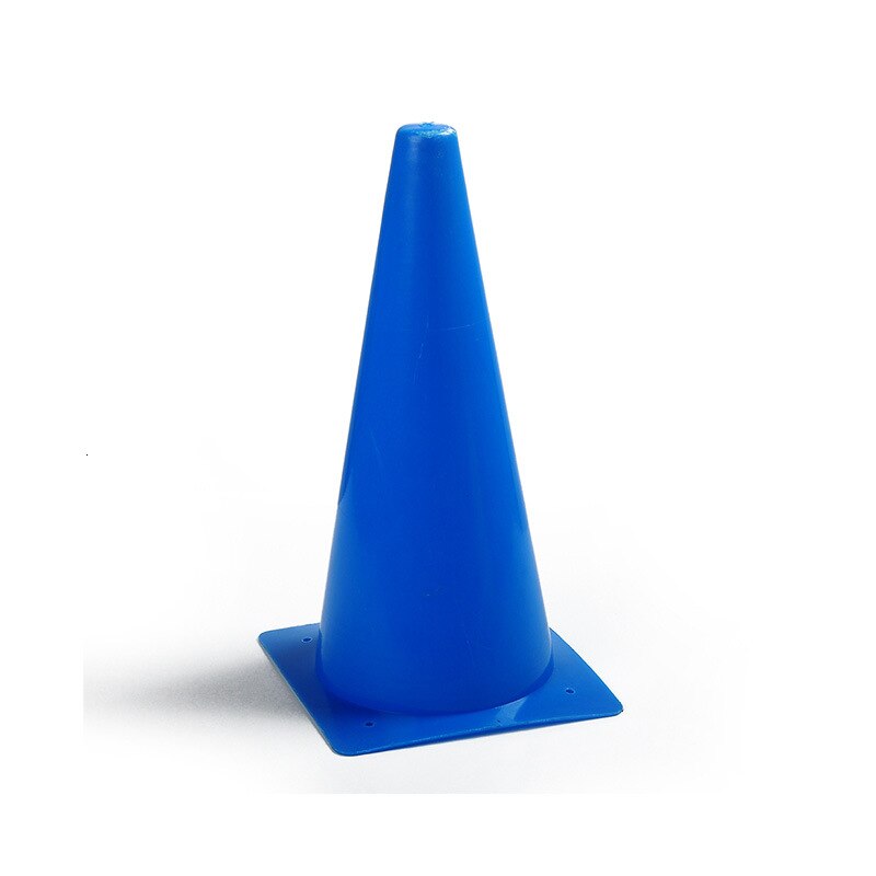 10 Stks/partij 9/12 Inch Plastic Zachte Voetbal Training Verkeer Kegels Dunne Ruimte Marker Voor Voetbal Trainingsapparatuur 5 Kleuren