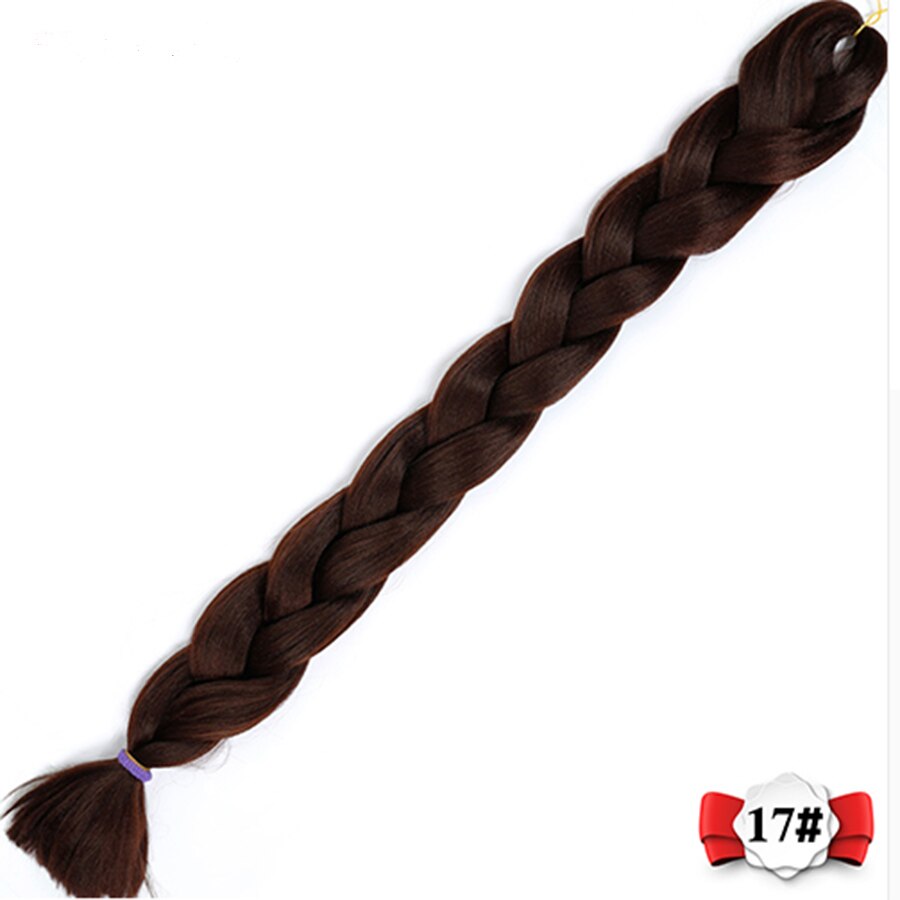 82 zoll Hüfte-hüpfen schnur mit Reggae perücke schwarz Afrikanische farbe flechten einfarbig hohe temperatur haar Headwear Synthetische Flechten Haar: P4/24