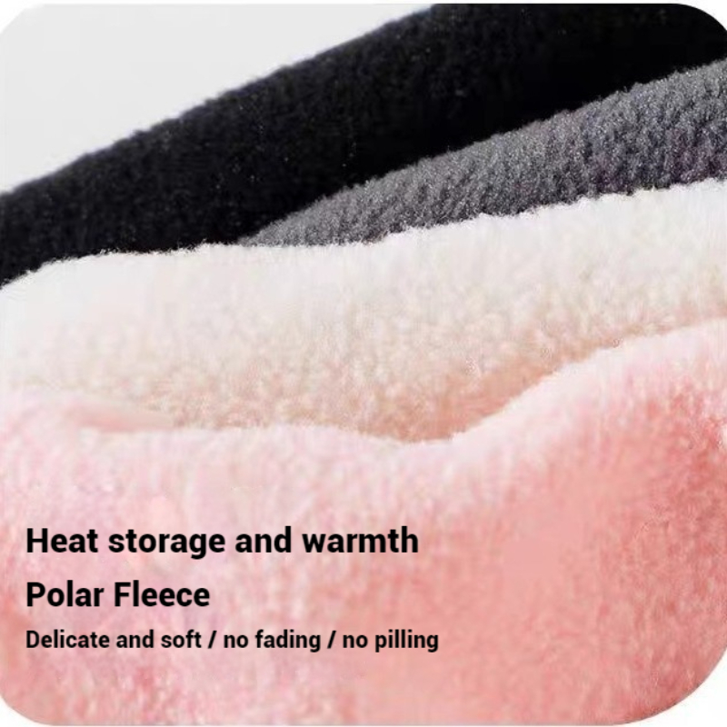 Vintervarm lue med maske og halsvarmer 3- -i- -1 vindtett balaklava for menn og kvinner, sykkelbeskyttelse mot kaldt vær