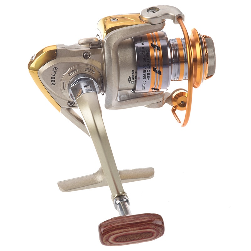 Spole aluminium spinning fluefiske snelle baitcasting fiskesneller saltvann okuma baitrunner metall front drag  ef1000