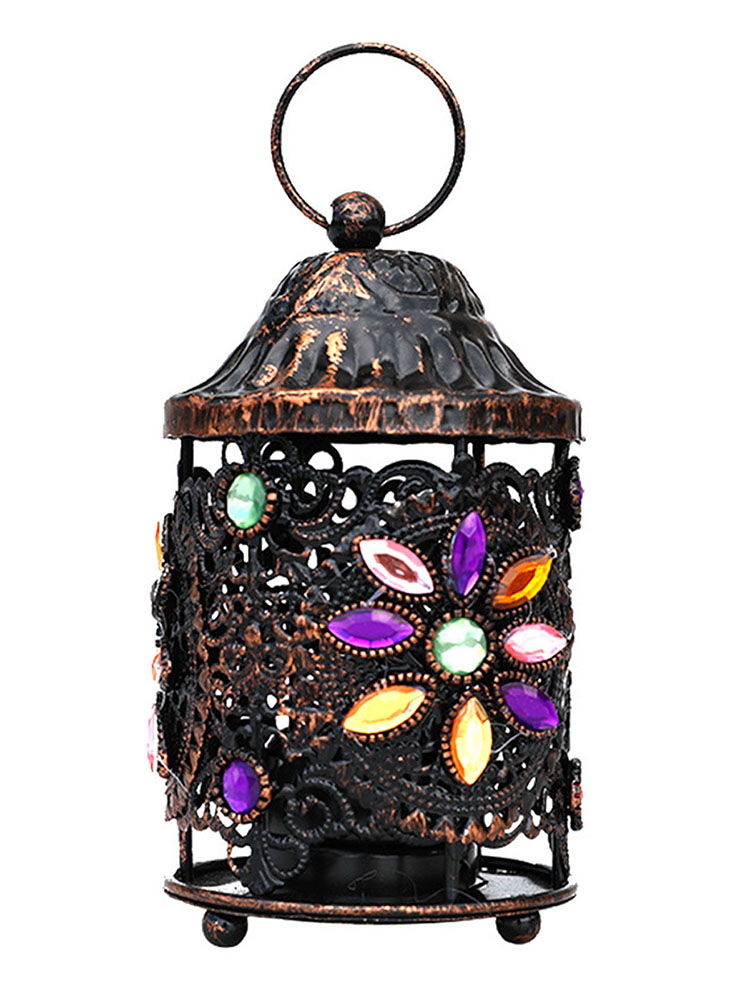 Christmas Decorations For Home Lantern Led Candle Square Light Candles Ornaments Santa Claus Year Elk Lamp Kerst