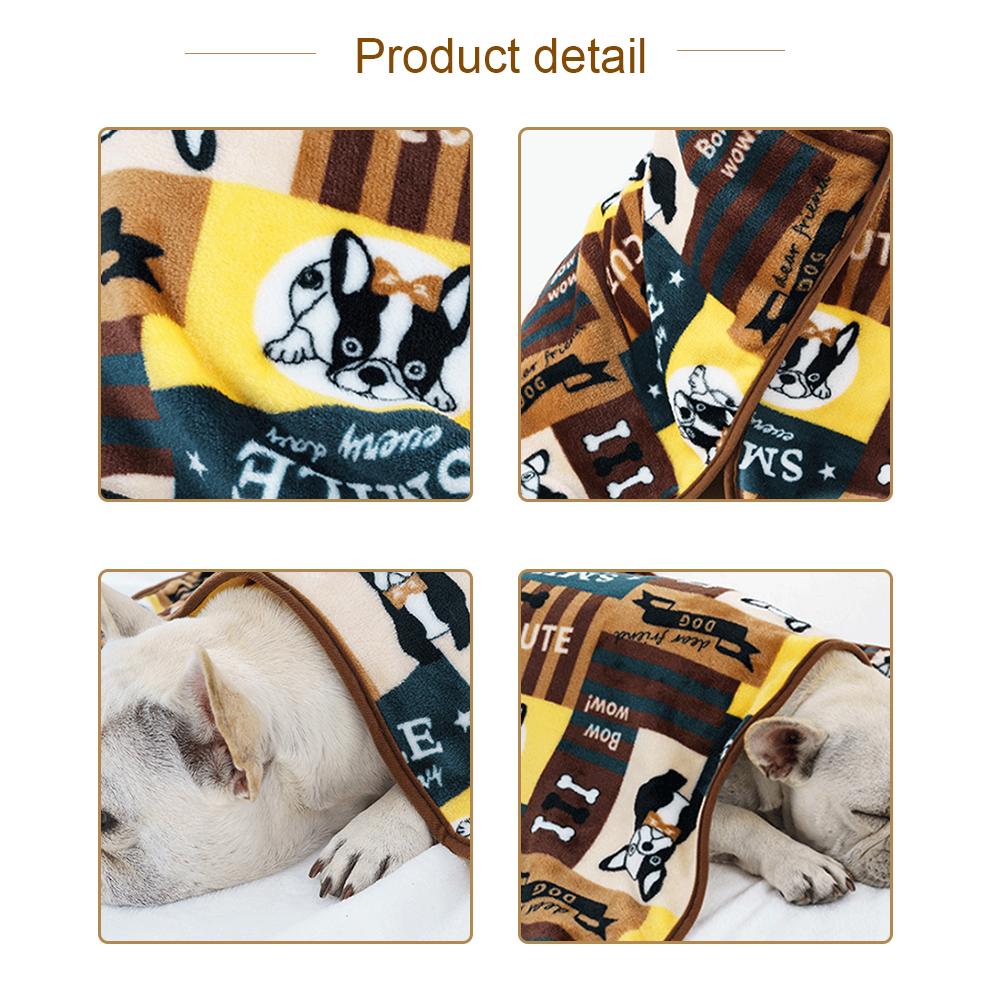 1 Pcs Pet Zachte Huisdier Deken Winter Hond Kat Bed Mat Warm Slapen Matras Small Medium Honden Katten Flanel Huisdier levert