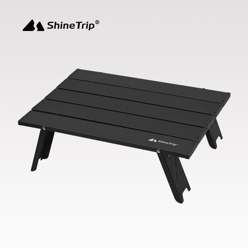 Shinetrip Camping Mini Draagbare Opvouwbare Tafel Voor Outdoor Picknick Barbecue Tours Servies Ultralichte Opvouwbare Computer Bed Bureau