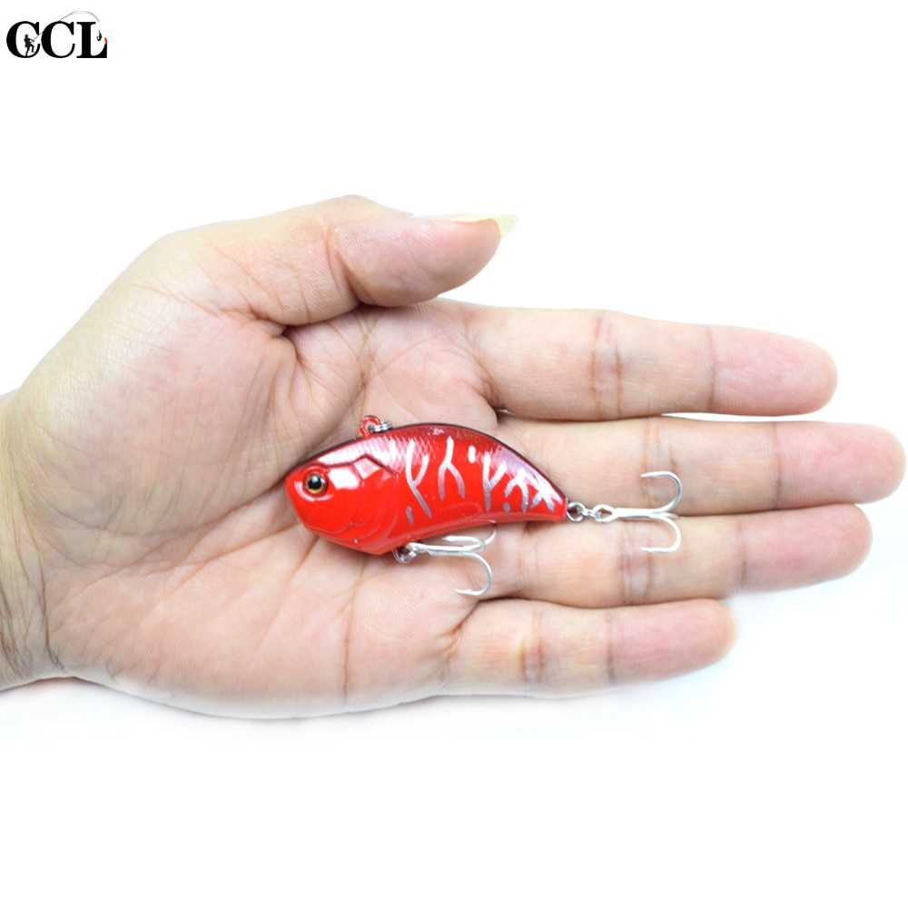 Ccltba 5cm 14.6g mini huuleton crankbait uppoava kalastusvib viehe abs kova muovi vibe kalastusuistimet