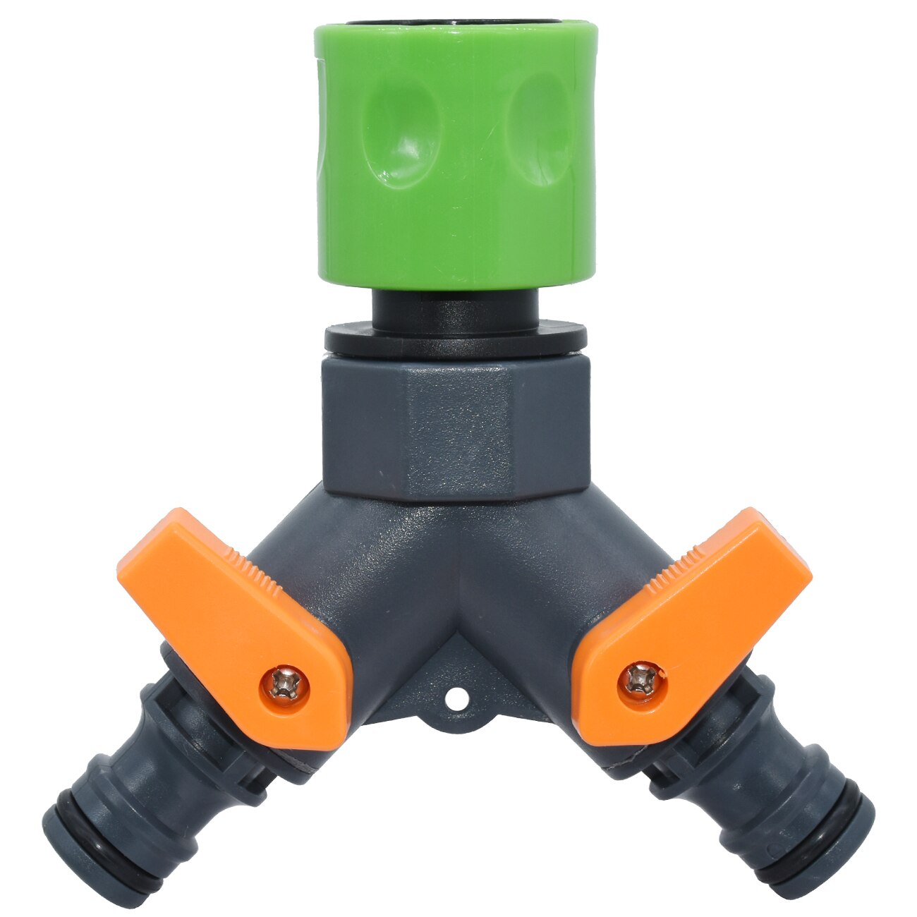 KESLA Garden Sprinkler Hose Connector Y Splitter 2-Way Valve Adapter Quick Connector 3/4''&16mm&4/7mm Quick Connector Fittings