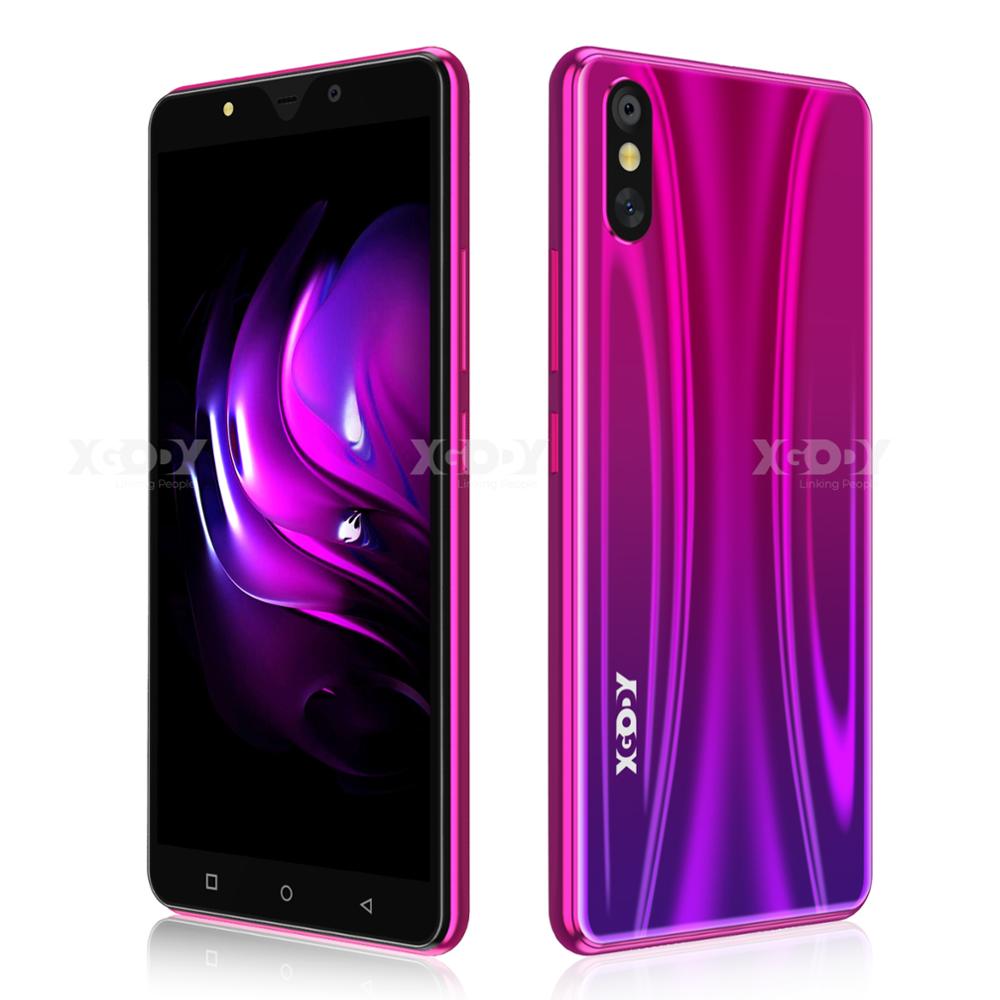 XGODY S20LITE 3G Smartphone 1GB RAM 8GB ROM 5.5" Mobile Phone Android 10 .0 Full Screen Quad Core 5MP Camera GPS Phone celular: Standard / Purple