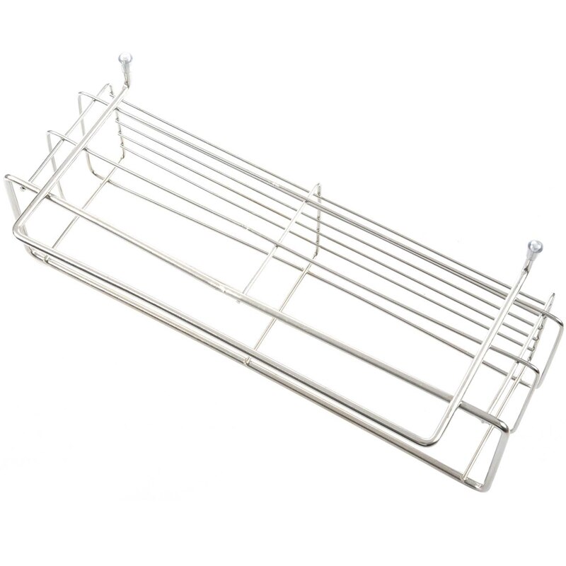 STAINLESS STEEL NON-RUST BATHROOM SHOWER SHELF STORAGE SUCTION BASKET CADDY