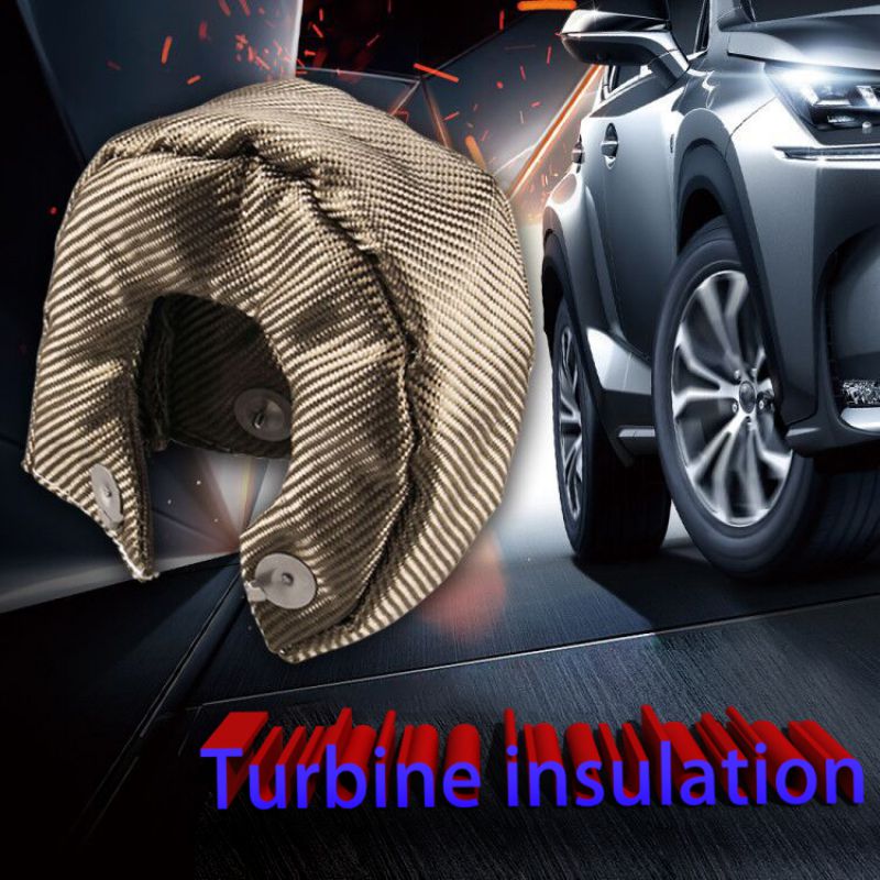 T3 Titanium Turbine Blanket Heat Shield Cover Fiberglass Turbine Charger Cover fiber Turbine Blanket Turbocharger Cover Wrap