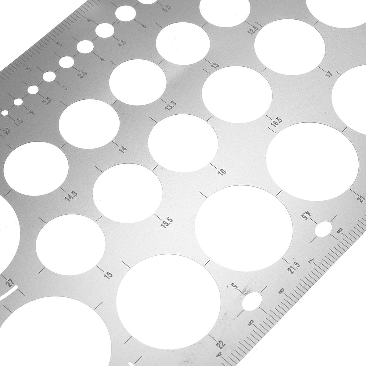 Photo Etching Tool Scribe Board Modeling Template Engraving Molding Line Board Metal Etching Template Model Craft Tool Supplies